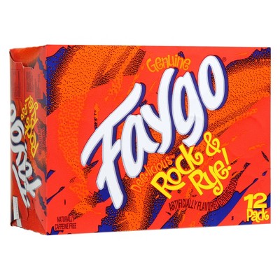 Faygo Rock n Rye - 12pk/12 fl oz Cans