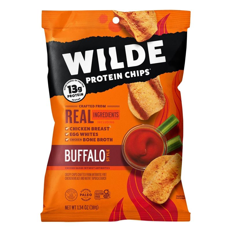 Wilde Brand Protein Chips - Buffalo - 4ct, 4 of 10