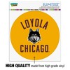 Loyola University Chicago Ramblers Automotive Car Window Locker Circle Bumper Sticker - 3 of 4