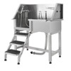 Pet Dog Bathing Station w/Stairs,Professional Dog Grooming Tub, Stainless Steel Dog Bathtub for Large, Medium&Small Pet - 2 of 2