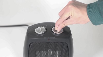 Personal 1500 Watt Electric Fan Compact Heater with Manual Control