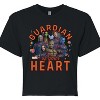 Women's - Marvel - Guardian Of Your Heart Valentine Cropped Graphic T-Shirt - 2 of 4