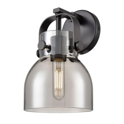 Pilaster II Bell - 1 Light Wall Sconce In Industrial Style-9.75 Inches Tall and 6.5 Inches Wide