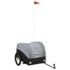 vidaXL Bike Trailer Black and Gray 99.2 lb Iron 49.6 x 24.8 x 24.8" - 2 of 4