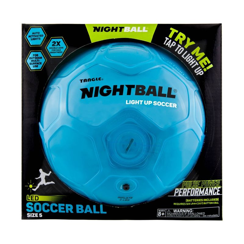NightBall LED Light Up Size 5 Soccer Ball - Blue, 2 of 4