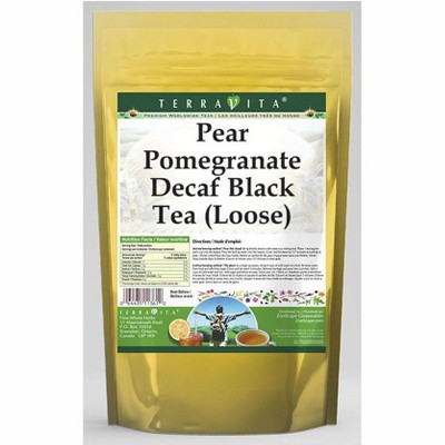 TerraVita Pear Pomegranate Decaf Black Tea (Loose) (8 oz, ZIN: 535126, 3-Pack)