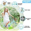 NAYSAYE Girls Bike 20 Inch for Kids 7 to 10 Years Old with Durable Steel Frame for Outdoor Adventures, Mint Green, 55.51"*21.26"*32.48" - 2 of 4
