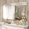 Apmir Rectangular Aluminum Alloy Framed and Tempered Glass Wall Bathroom Vanity Mirror in Matte Black/ Gold/ Silver/ Brown - 4 of 4