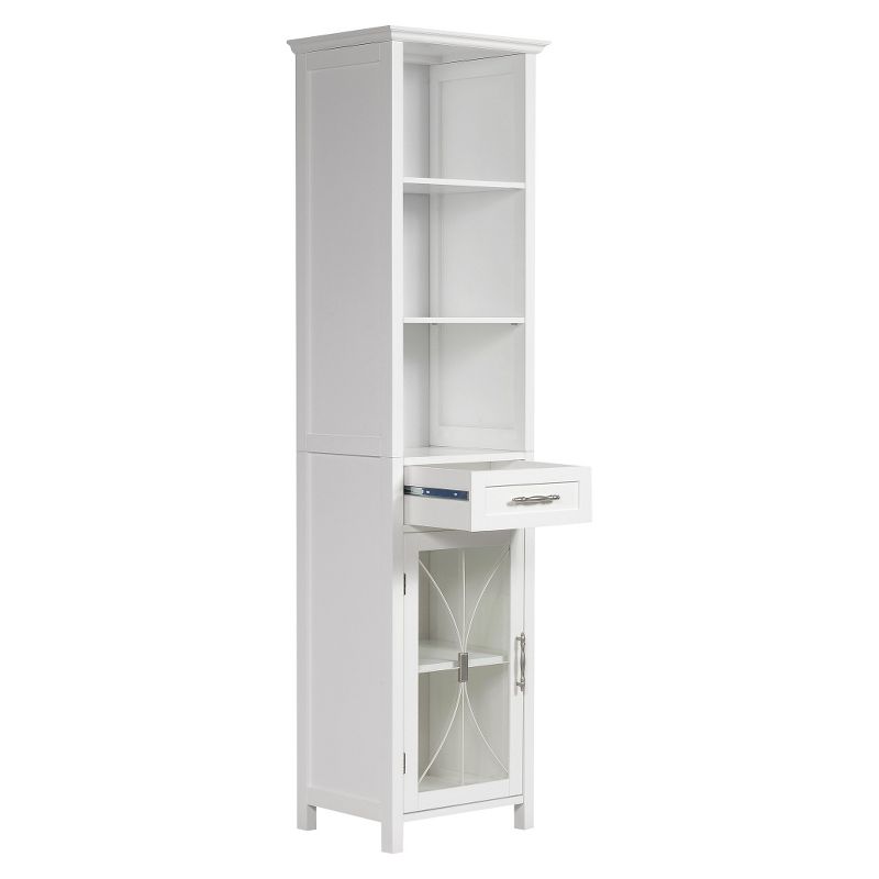 Symphony Linen Cabinet White - Elegant Home Fashions, 3 of 9