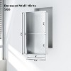 Stainless Steel Shower Niche, 304 Recessed Bathroom Shelf Organizer for Shower Wall - 3 of 4