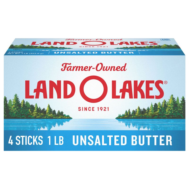Land O Lakes Unsalted Butter - 1lb, 1 of 5