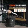 VEVOR Ash Vacuum Cleaner, 4 Gallon with 1200W Powerful Suction, Ash Vac Collector with 47.2 in Flexible Hose, for Fireplaces, Pellet Stoves, Black - 3 of 4