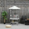 Resenkos Tortoise House, Tortoise Habitat Enclosure, Tortoise Habitat with Shelf Storage Tortoise Gift Accessory with Weather Protection, Light Gray - 4 of 4