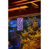 Allsop Solar Lantern 12" Bloom Outdoor Punched Metal LED Luminaria - 4 of 4