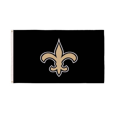 Evergreen New Orleans Saints 3' x 5' Indoor Outdoor Flag for Home Apartment Dorm Rooms