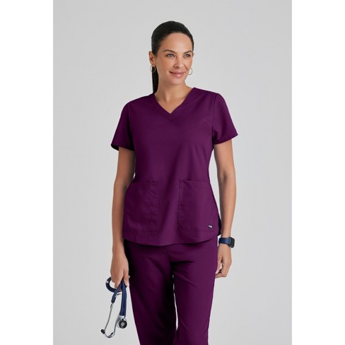 Capri 2-Pocket Hourglass V-Neck Scrub Top – Barco