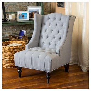 Toddman High Back Club Chair - Christopher Knight Home - 1 of 4