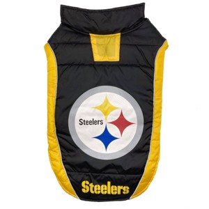 NFL Pittsburgh Steelers Pets Puffer Vest - 1 of 4