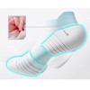 Anna-Kaci 3 Pairs Cushioned Sport Ankle Socks with Arch Support Breathable Stretch Mesh Knit Athletic Low-Cut Design - 3 of 4
