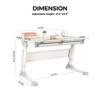 Anybear 41in adjustable tilt kids desk - 3 of 4
