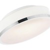 CWI Lighting Frosted 2 Light Drum Shade Flush Mount With Satin Nickel Finish - 2 of 4