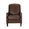 Lyngins Modern PU Leather Recliner Chair with Rivets & Footrest,Single Sofa Accent Chair for Living Room,Bedroom - 4 of 4