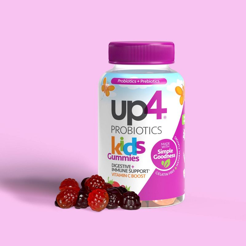 UP4 Kids Probiotic Gummies - Berry Delicious - 30ct, 3 of 9