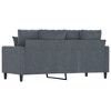 vidaXL 2-Seater Velvet Sofa – Modern Styling in Dark Gray with a Strong Metal Frame and Comfortable Seating - 4 of 4