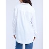 Women's Long Sleeve Button-Up Poplin Shirt | Motherhood Maternity - 2 of 4