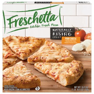 Freschetta Four Cheese Medley Naturally Rising Crust Frozen Pizza - 26.11oz - 1 of 4