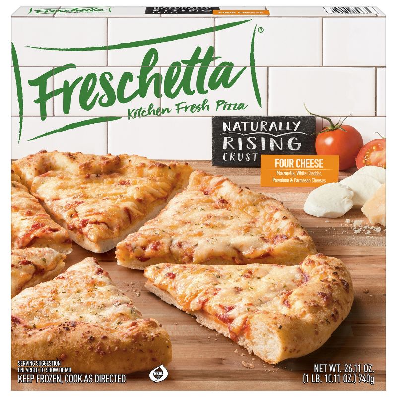 Freschetta Naturally Rising Crust Pizza Four Cheese Medley - 26.11oz, 1 of 10