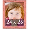 PosterPalooza | Shabby Chic Pink Picture Frame - UV Acrylic, Foam Board Backing, Hanging Hardware - 2 of 4