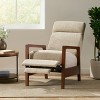 Lyngins Modern Wood Hand Recliner Chair with High Back & Footrest,Accent Club Chair for Living Room,Bedroom - 4 of 4
