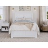 AFI Furnishings Canyon Twin Foundation Bed Frame with Matching Footboard, White - 3 of 4