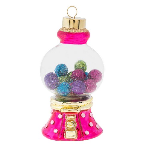 Glass Gumball Machine Ornament