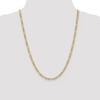 Black Bow Jewelry 4.75mm, 14k Yellow Gold, Hollow Figaro Chain Necklace - 2 of 4