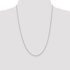 Black Bow Jewelry 1.55mm 14k White Gold Solid Rolo Pendant Chain - 2 of 4