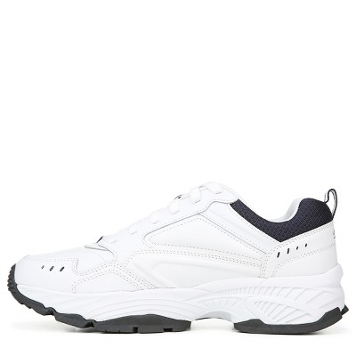Мужские Dr. Scholl's Men's Sebastian Lace Up Sneaker White/Navy Leather 11 W — фото 5