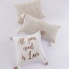 Sanira Taupe All You Need Decorative Pillow - Levtex Home - 2 of 3