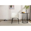NicBex 1pc Dining Chair with Cushion Seats Modern Upholstered Fabric Dining Room Chair with Metal Legs - 2 of 4