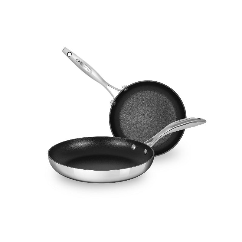 ScanPan HaptIQ Stainless Steel-Aluminum 8 and 10.25 Inch 2-Piece Fry Pan Set, 1 of 2