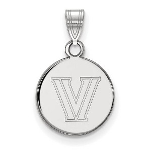 Black Bow Jewelry 14k White Gold Villanova Wildcats NCAA Small Pendant - 1 of 3