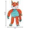 KONG Floppy Knots Fox Dog Toy - 3 of 3