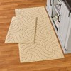 Collections Etc Wave Embossed Design Skid-Resistant Accent Rug - image 3 of 4