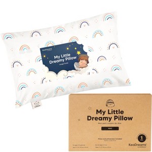 KeaBabies Mini Toddler Pillow with Pillowcase, 9x13 Small Pillow for Toddler, Soft Kids Pillow for Sleeping, Travel, Age 2-4 - 1 of 4