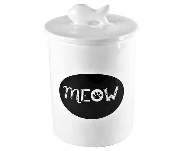 Housewares International Anne Was Here Meow Treat Jar - 6 in.