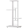 GustoWave 4 Tier Plant Stand, Tall Metal Shelf Holde, Corner Tiered Multiple Flower Plants Shelf Stand for Patio Garden Bedroom Living Room - 3 of 4