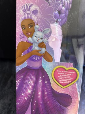 Barbie Petal Pop Scented Fashion Doll with Purple Dress, Reveal Accessories  like Bunny & More : Target