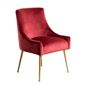 Beverly Velvet Dining Chair Burgundy - Abbyson Living, Red