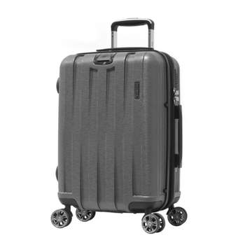 Olympia USA Sidewinder Hardside Medium Checked Spinner Suitcase